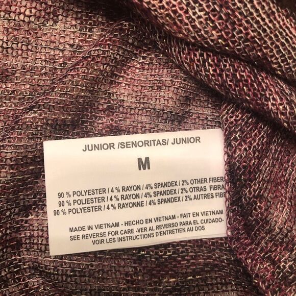 True Freedom Juniors Medium Back Zipper Top - Picture 4 of 8